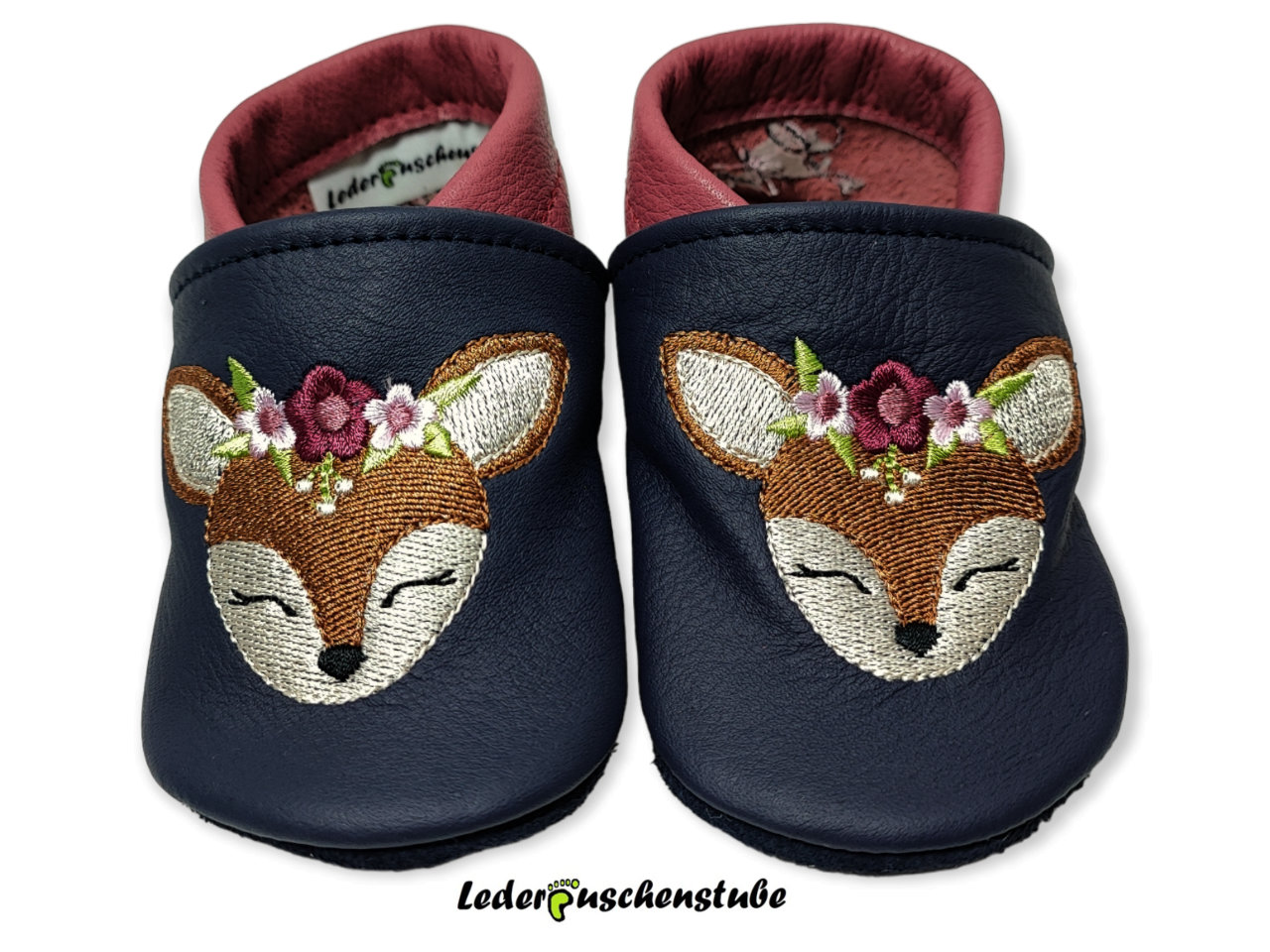 Lederpuschen Boho Reh