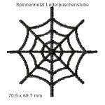 Stickmotiv Spinnennetz