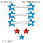 Stickmotiv Sport Sterne