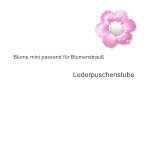 Stickmotiv Blume mini passen zum Blumenstrauss
