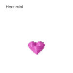 Stickmotiv Herz mini