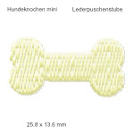 Stickmotiv Hundeknochen