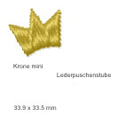 Stickmotiv Krone mini