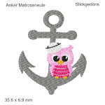 Stickmotiv Hase Indianer