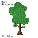 Stickmotiv Baum