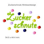 Stickmotiv Zuckerschnute