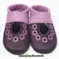 Preview: Babyschuhe Sommer pflaume-orchidee Blumen orchidee