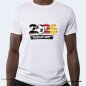 Preview: Plotterdatei 2026 Fußball WM Design auf einem weißen T-Shirt
