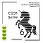 Preview: Plotterdatei Einhorn Geburtstag | Zahlen| SVG