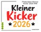 Preview: Plotterdatei mit Spruch Kleiner Kicker! in SVG, JPG, DXF und PNG aus der Lederpuschenstube
