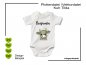 Preview: Babybody mit Plotterdatei Kuh Tilda und individuellen Namen