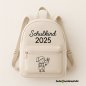 Preview: Plotterdatei Schulkind 2025 Mädchen Rucksack