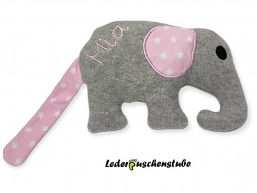 Schmusetuch_Schnuffeltuch-grau-Elefant-mit-Namen-rosa-Lederpuschenstube.jpg