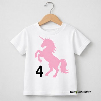Plotterdatei Einhorn Geburtstag Design T-Shirt