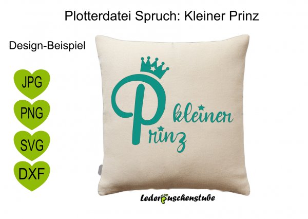 Plotterdatei Spruch "Kleiner Prinz"