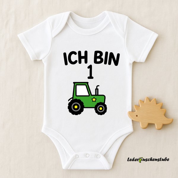 Plotterdatei Traktor Geburtstag Bundle SVG auf dem Body