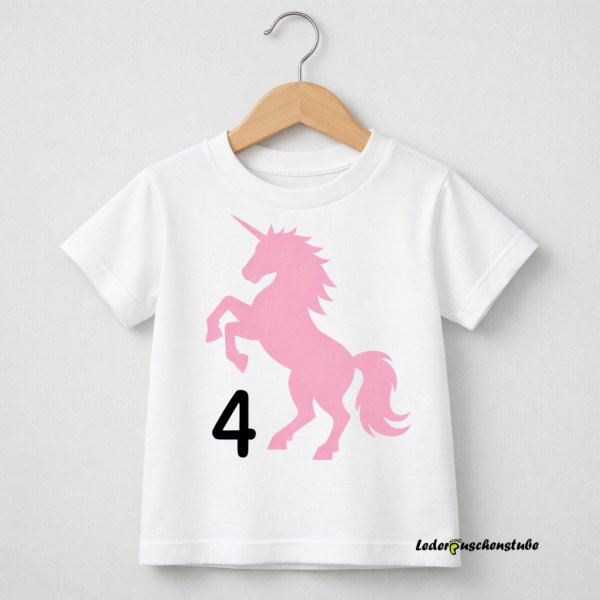 Plotterdatei Einhorn Geburtstag Design T-Shirt