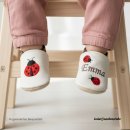 Lederpuschen große und kleine Marienkäfer | personalisiert