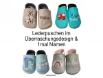 Lederpuschen Überraschungsdesign & Namen